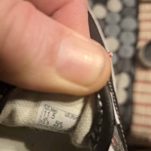 Good Pre-owned Condition Vans Era Gray/Black Mens Size 11.5 - Picture 4 of 5